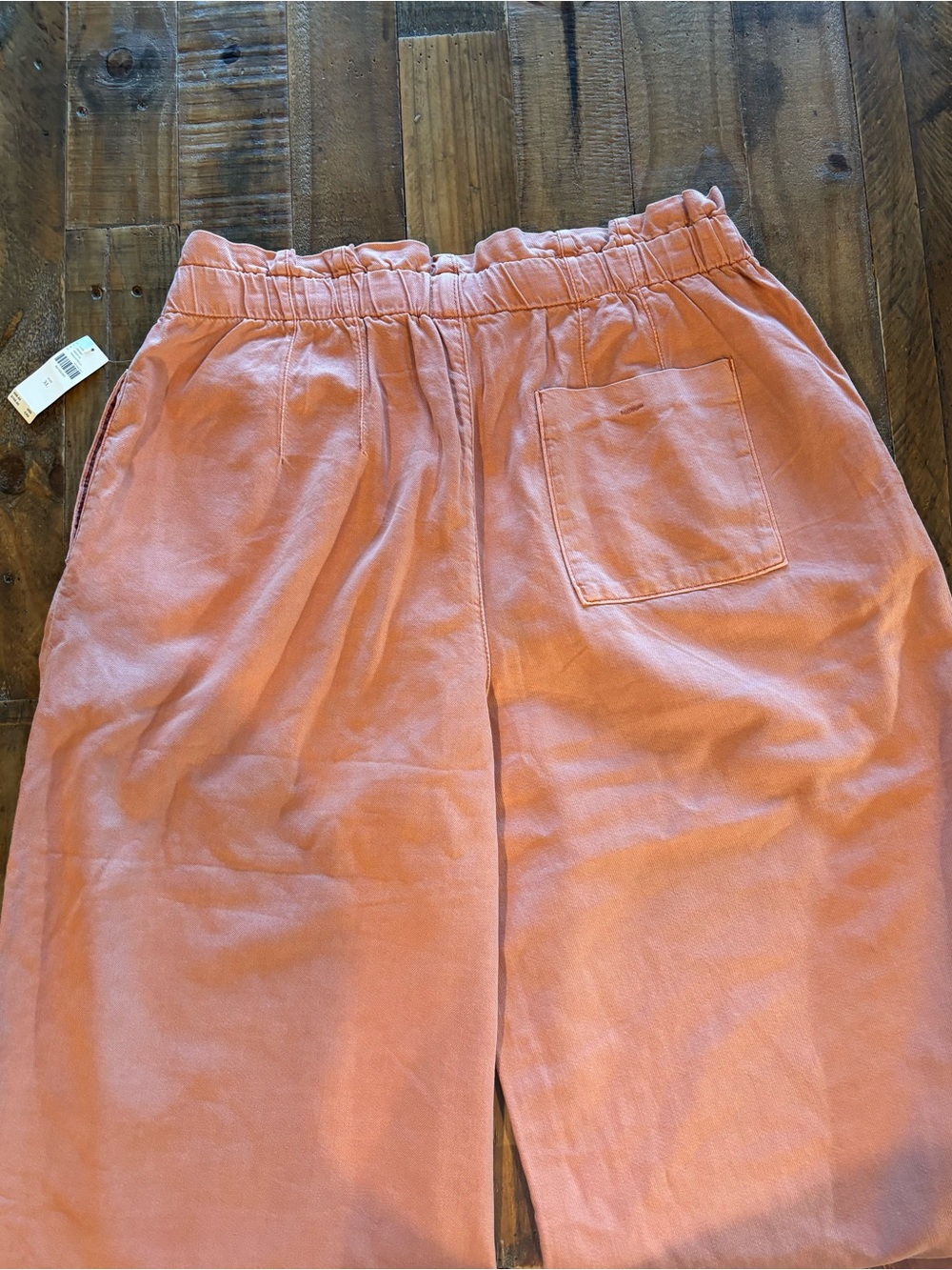 Anthropologie Cropped cotton Pants in Dusty Pink